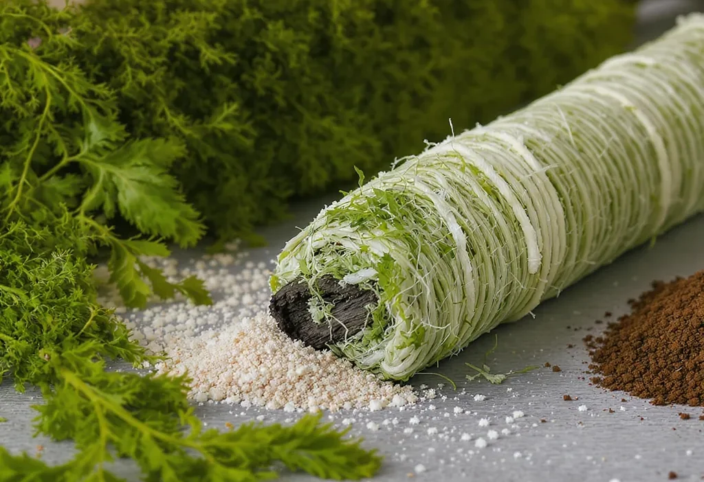 Comparison of sphagnum moss, plastic wrap, and aluminum foil used for air layering plant propagation