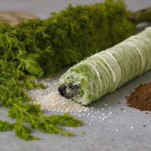 Comparison of sphagnum moss, plastic wrap, and aluminum foil used for air layering plant propagation