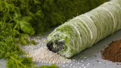 Comparison of sphagnum moss, plastic wrap, and aluminum foil used for air layering plant propagation