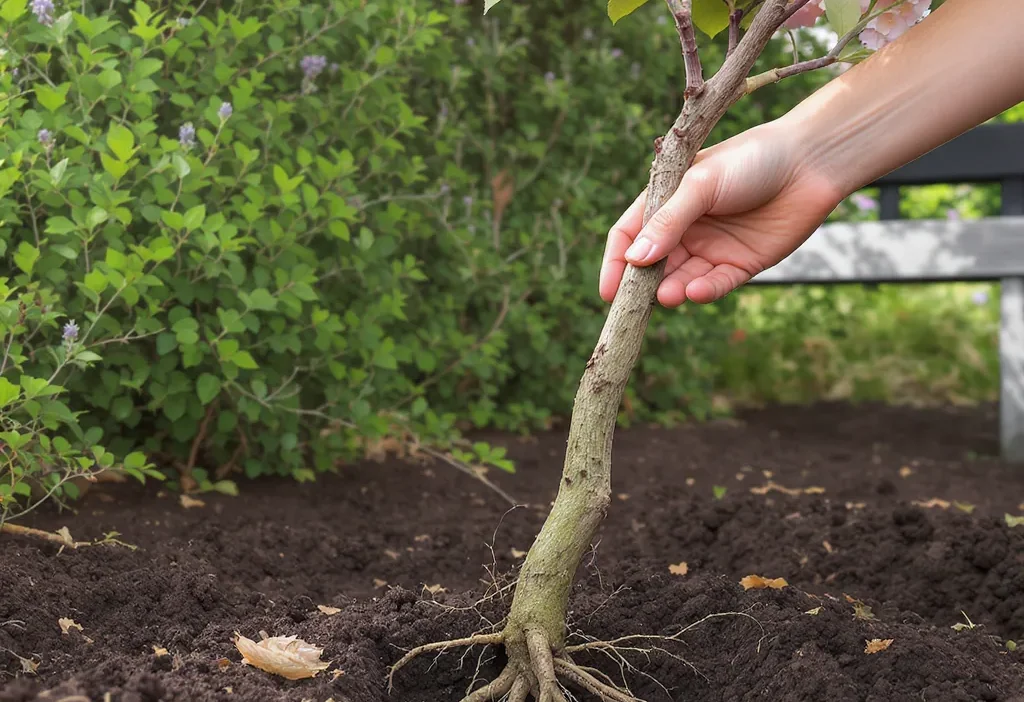 Illustration of plant layering techniques showing flexible stems bent for propagation and different growth habits.