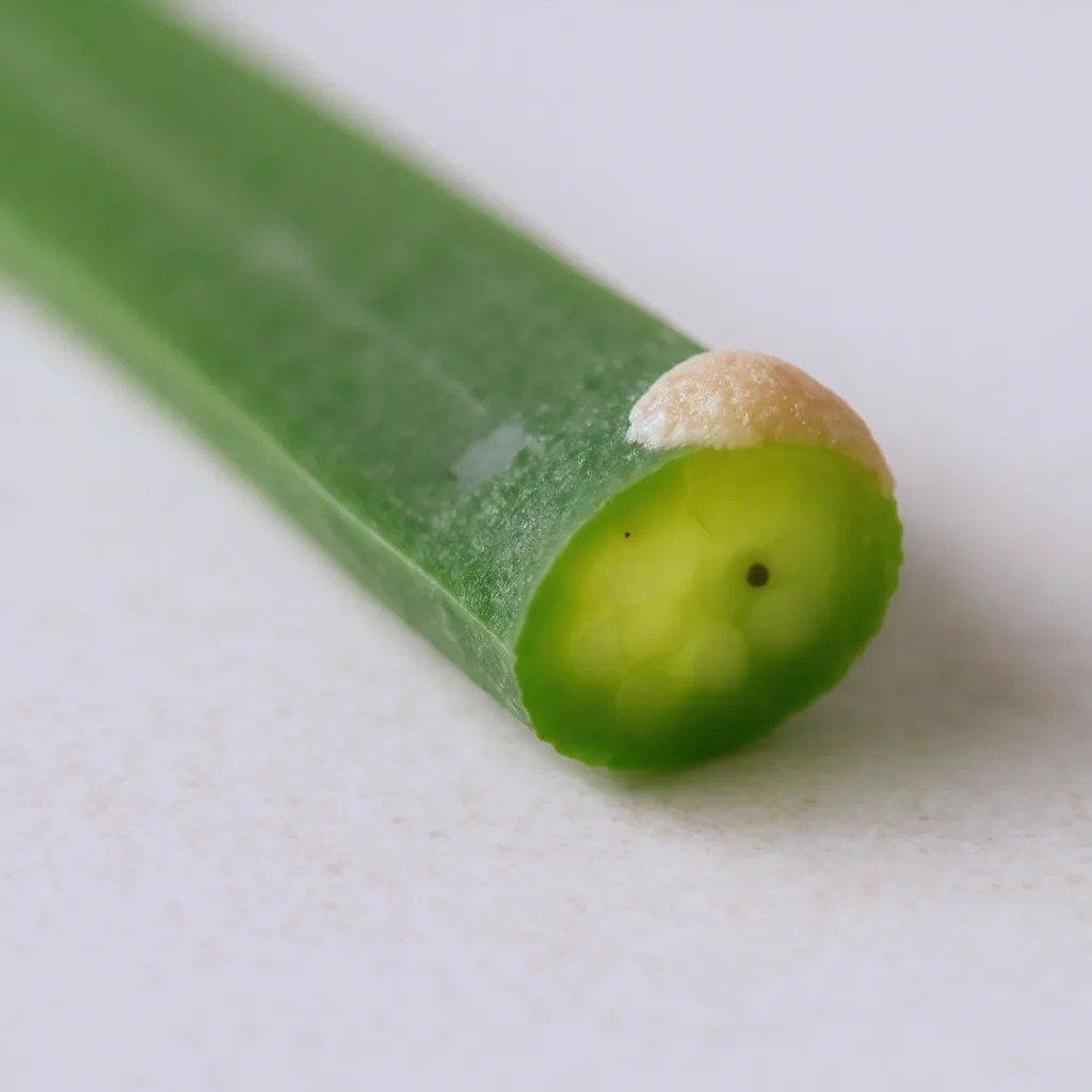 Macro A Succulent Leaf Cutting With Dry Callus